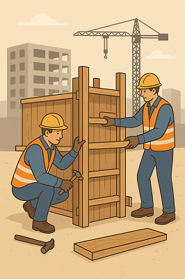 چوب قالب بندی